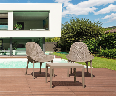 Siesta Sky Lounge 3 Piece Set with Side Table