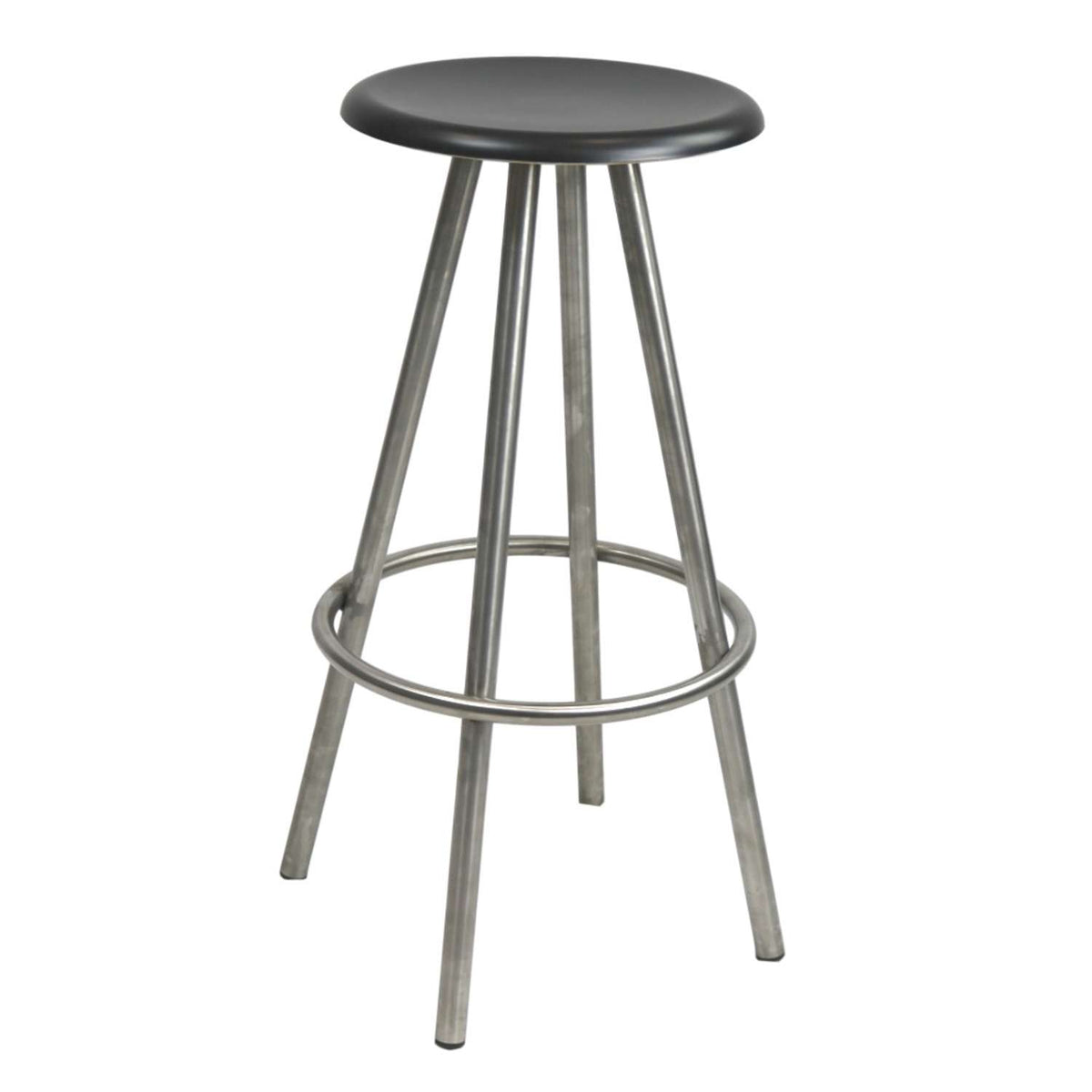 Cruza Stainless Steel Stool with Gentas Stool Top