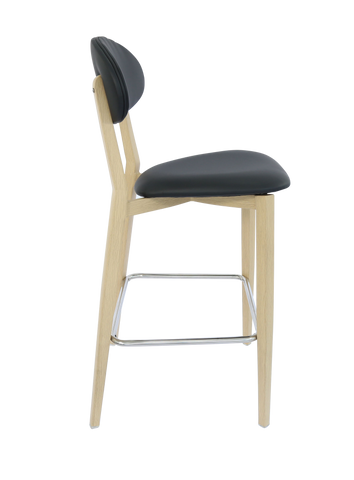 Durafurn Atlanta Barstool - Narrow Upholstered Backrest