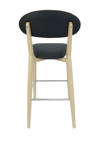 Durafurn Atlanta Barstool - Narrow Upholstered Backrest