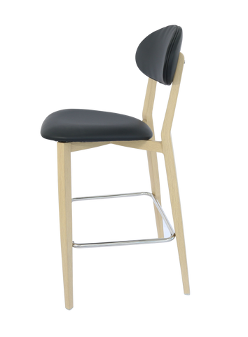 Durafurn Atlanta Barstool - Narrow Upholstered Backrest