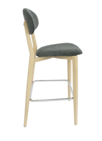 Durafurn Atlanta Barstool - Narrow Upholstered Backrest