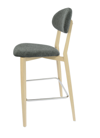 Durafurn Atlanta Barstool - Narrow Upholstered Backrest