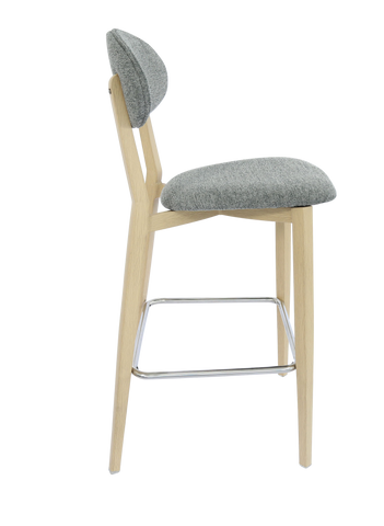 Durafurn Atlanta Barstool - Narrow Upholstered Backrest