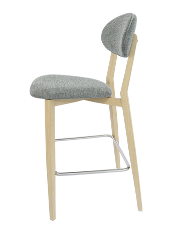 Durafurn Atlanta Barstool - Narrow Upholstered Backrest