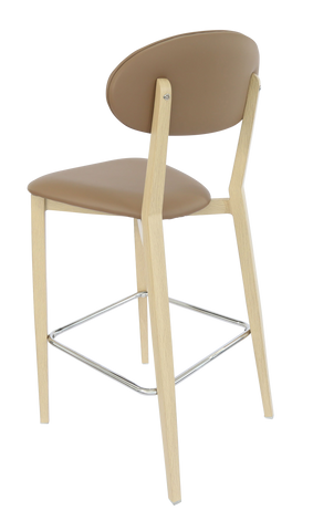 Durafurn Atlanta Barstool - Narrow Upholstered Backrest