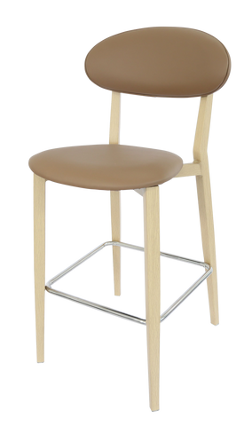 Durafurn Atlanta Barstool - Narrow Upholstered Backrest