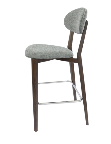 Durafurn Atlanta Barstool - Narrow Upholstered Backrest