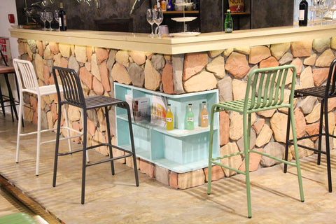 Durafurn Bordeaux Bar Stool