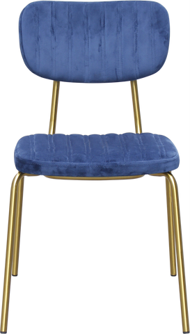 Durafurn Tiramisu Chair - Brass Frame / Upholstered