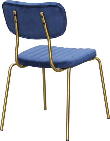 Durafurn Tiramisu Chair - Brass Frame / Upholstered