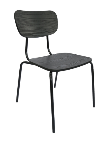 Durafurn Tiramisu Chair - Black Frame / Ply