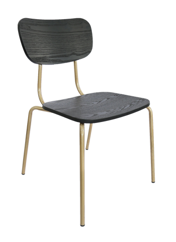 Durafurn Tiramisu Chair - Brass Frame / Ply