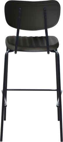 Durafurn Tiramisu Barstool - Black Frame / Upholstered