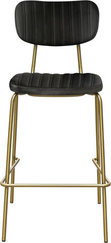 Durafurn Tiramisu Barstool - Brass Frame / Upholstered