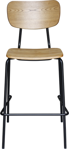 Durafurn Tiramisu Barstool - Black Frame / Ply