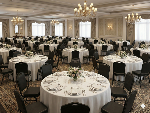 Durafurn Manhattan Banquet Table 152 Round