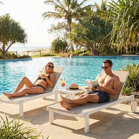 The Azure Poolside Duo